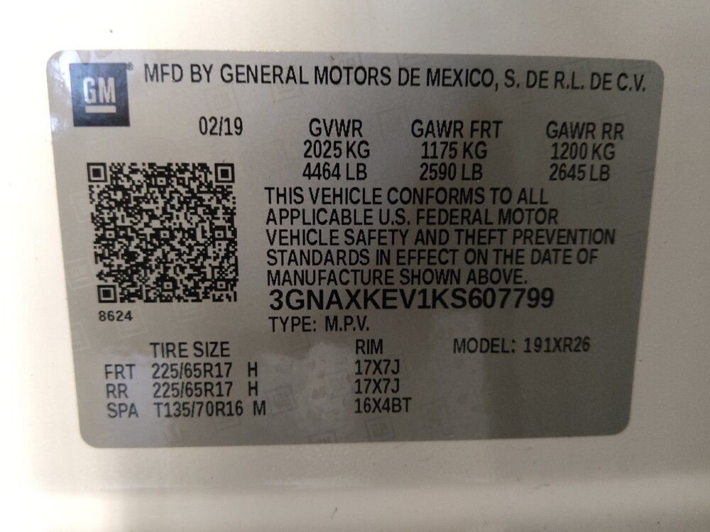 2019 Chevrolet Equinox in Gainesville, FL 32609 - 18129168 33