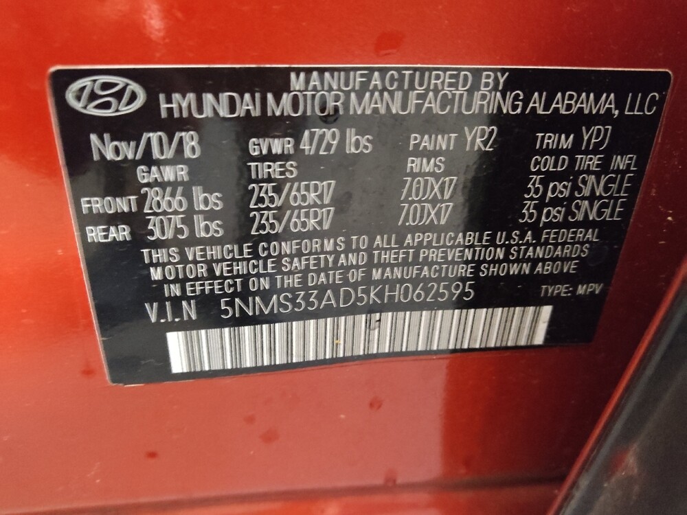 2019 Hyundai Santa Fe in Raleigh, NC 27604 - 18129194 33