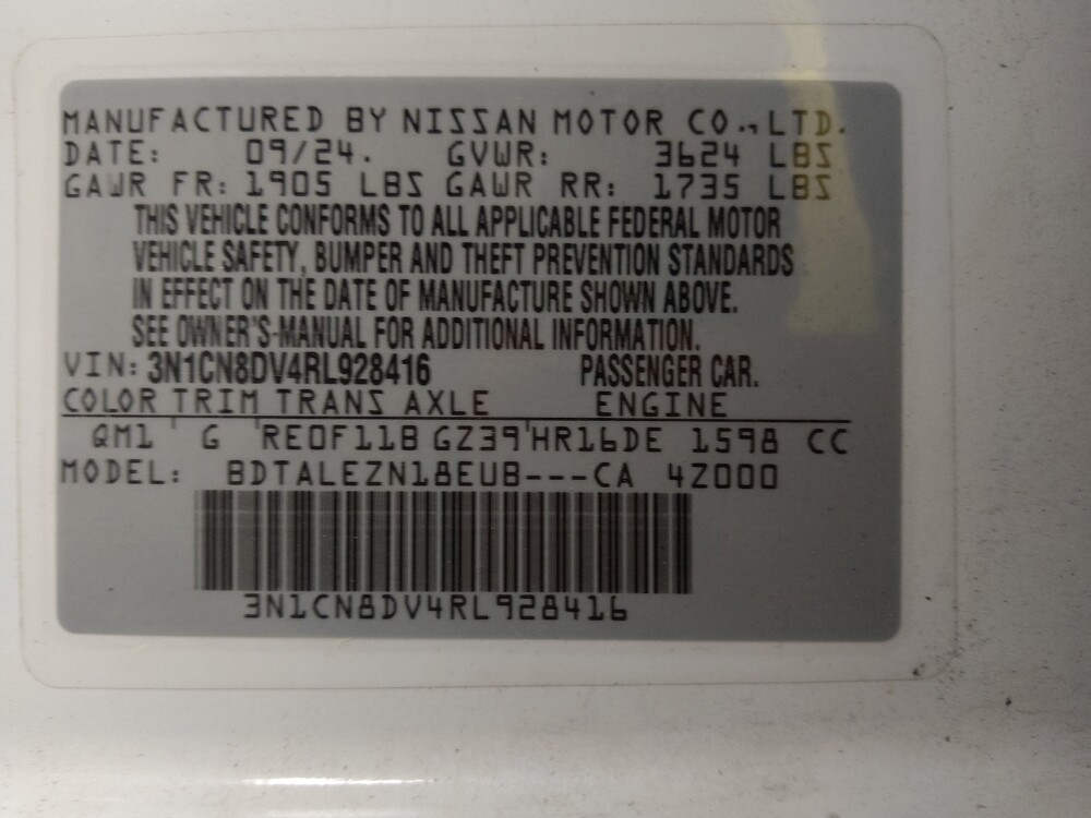 2024 Nissan Versa in Charleston, SC 29414 - 18129203 33