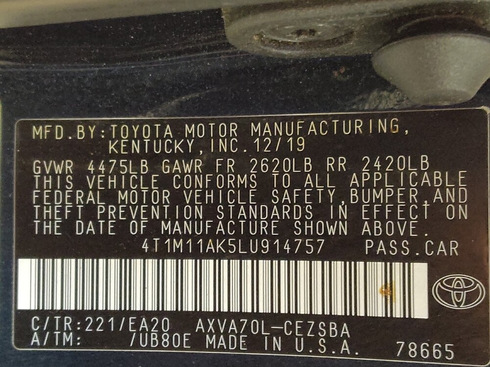 2020 Toyota Camry in Conway, SC 29526 - 18129208 33