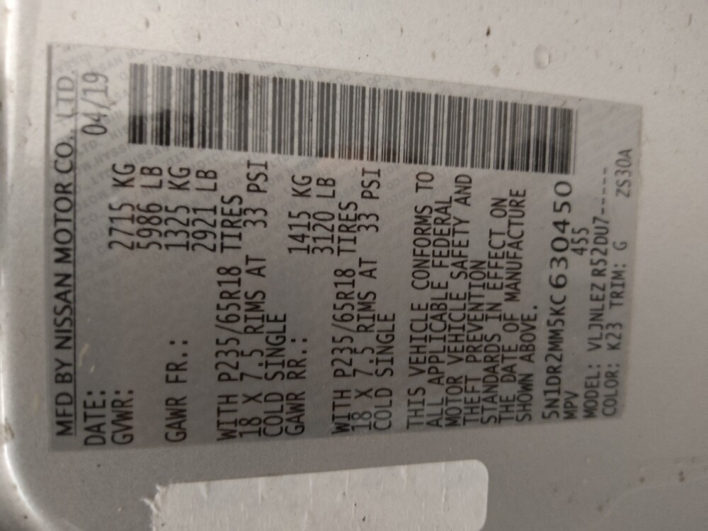 2019 Nissan Pathfinder in Albuquerque, NM 87123 - 18129228 33