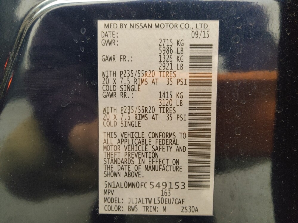 2015 INFINITI QX60 in Colorado Springs, CO 80909 - 18129229 33