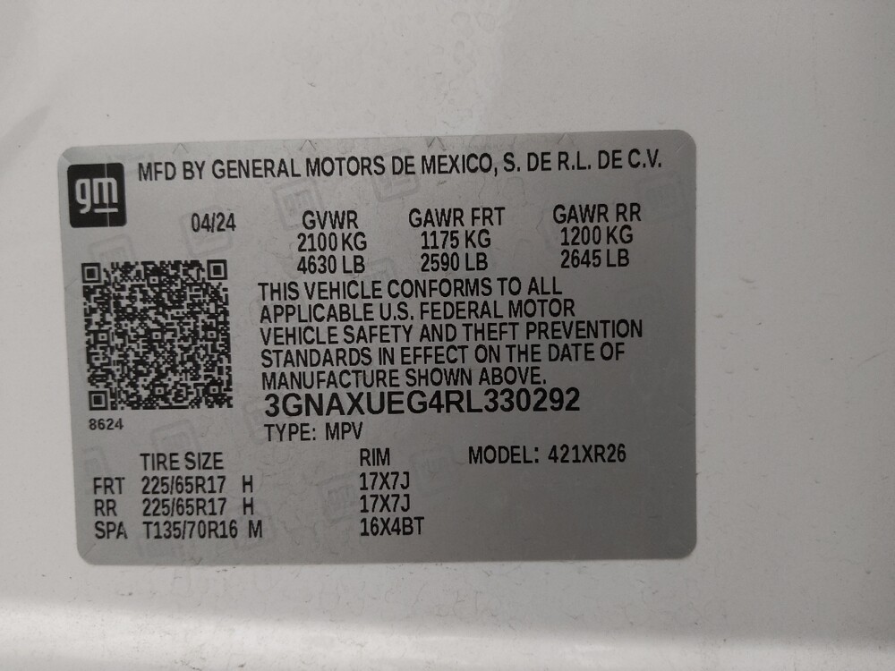 2024 Chevrolet Equinox in Albuquerque, NM 87123 - 18129239 33