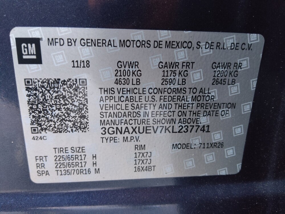 2019 Chevrolet Equinox in Memphis, TN 38128 - 18129264 33