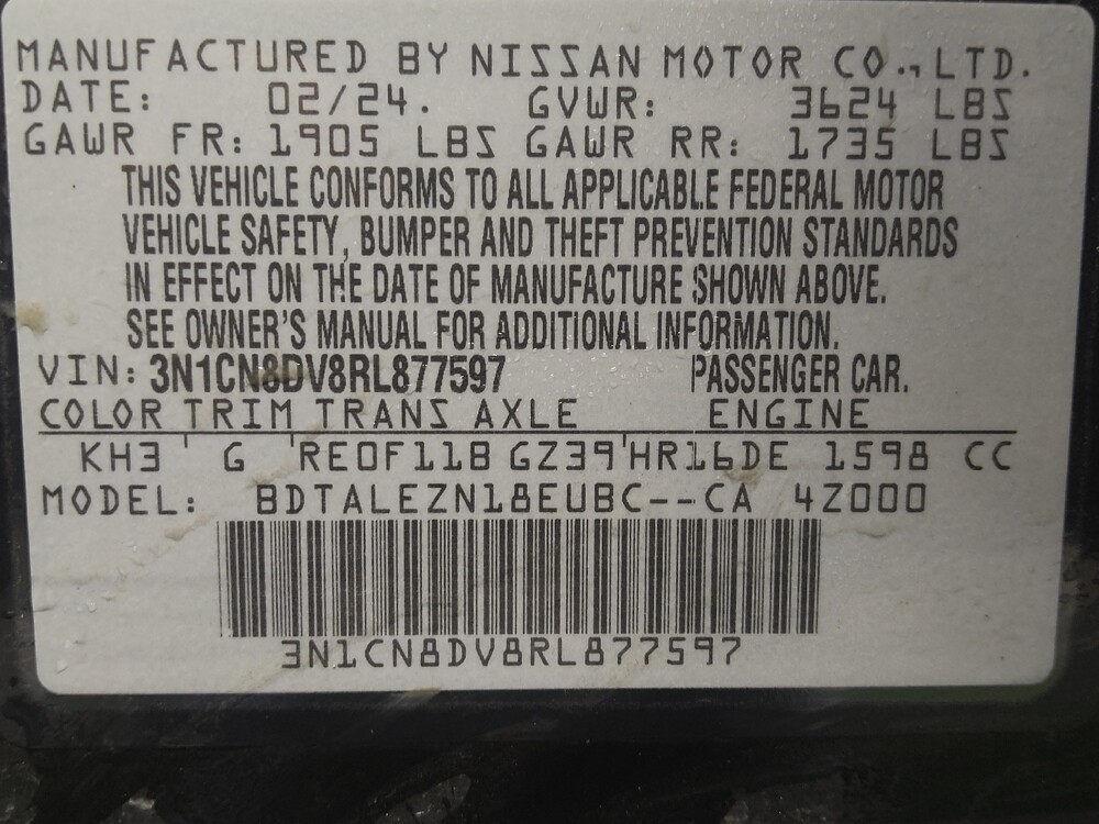 2024 Nissan Versa in Tyler, TX 75701 - 18129303 33