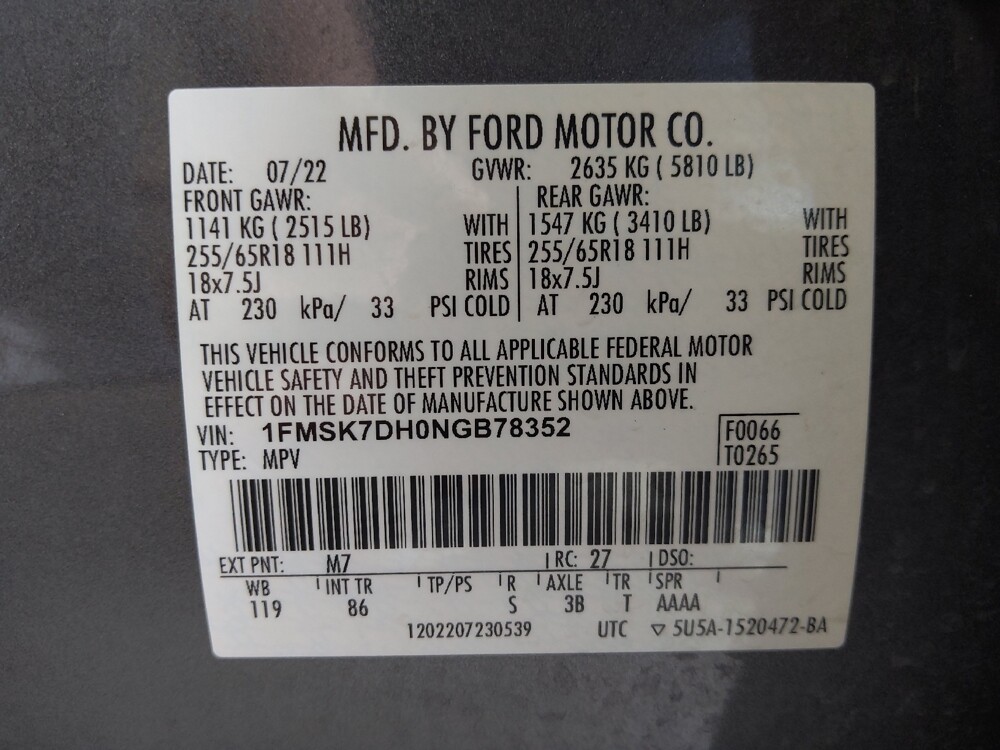 2022 Ford Explorer in Metairie, LA 70006 - 18129313 33