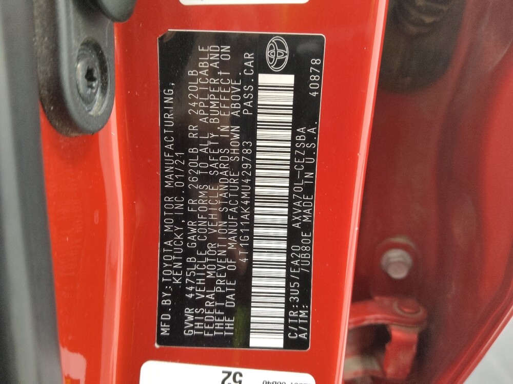 2021 Toyota Camry in St. Louis, MO 63136 - 18129341 33