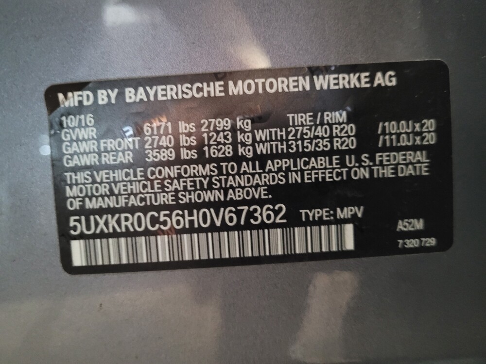 2017 BMW X5 in Williamstown, NJ 8094 - 18129344 33