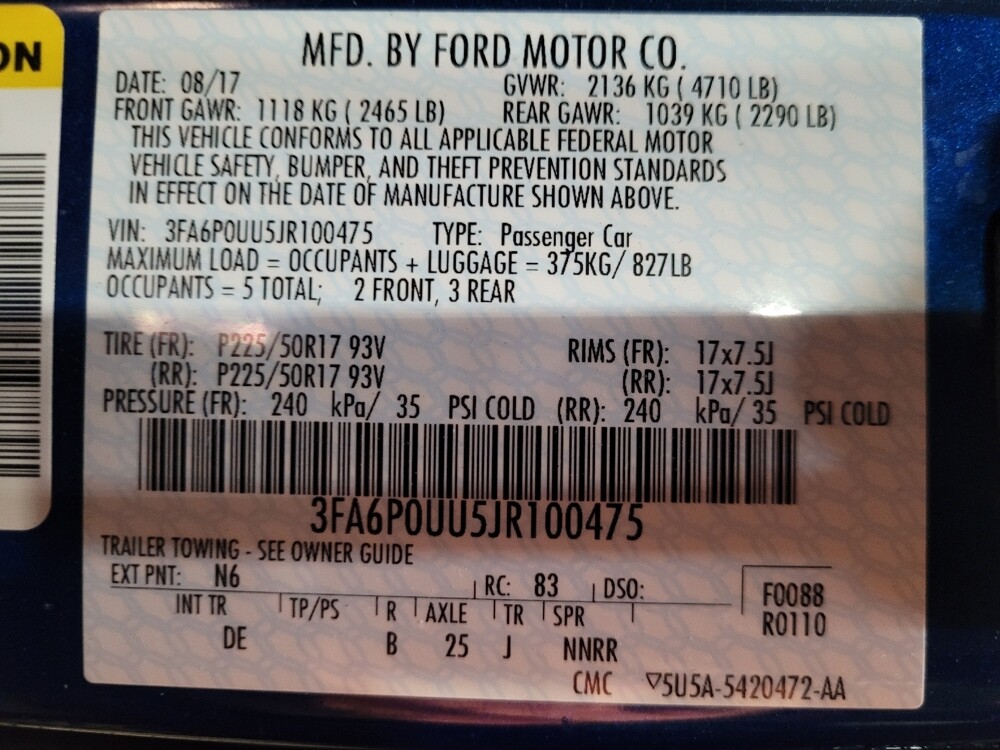 2018 Ford Fusion in Henrico, VA 23223 - 18129347 33