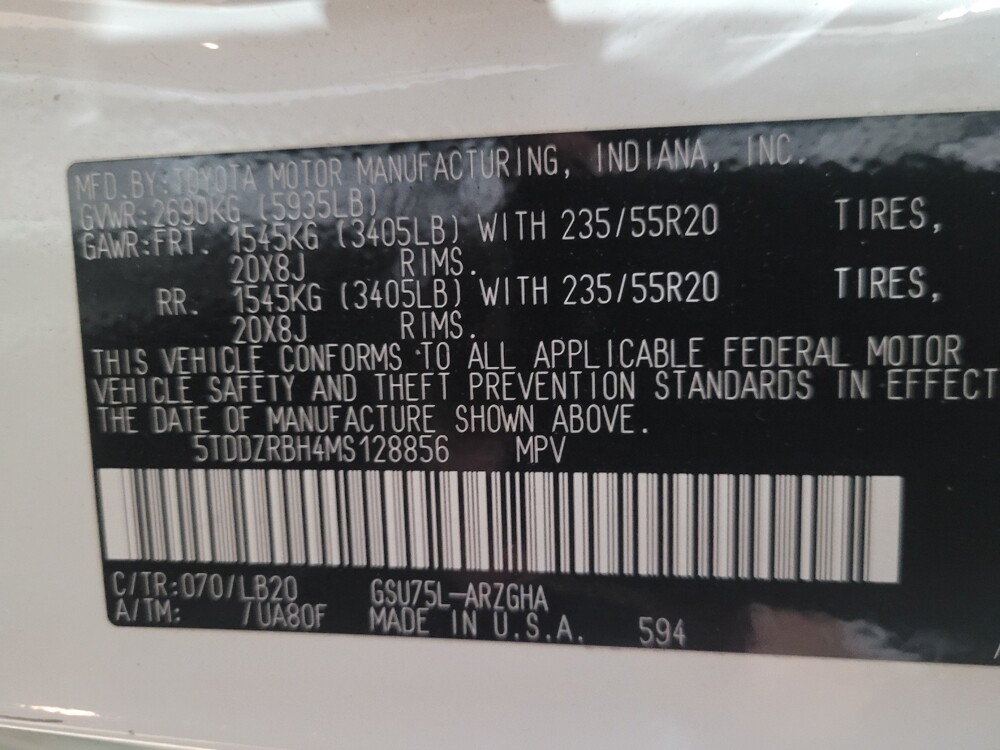 2021 Toyota Highlander in Williamstown, NJ 8094 - 18129350 33