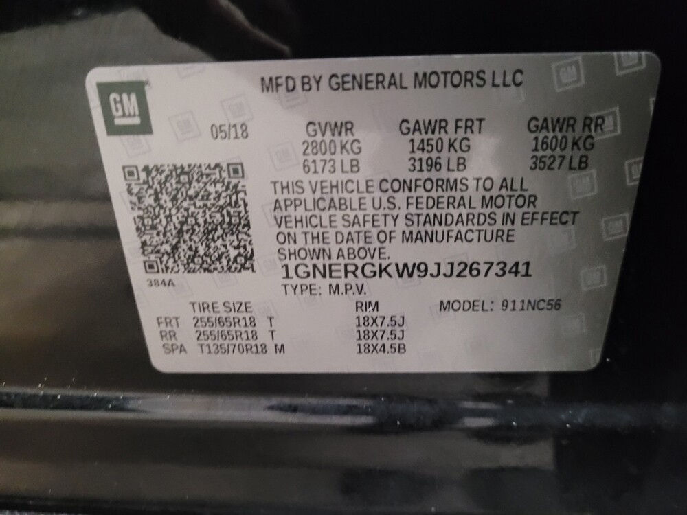 2018 Chevrolet Traverse in Glen Burnie, MD 21061 - 18129351 33