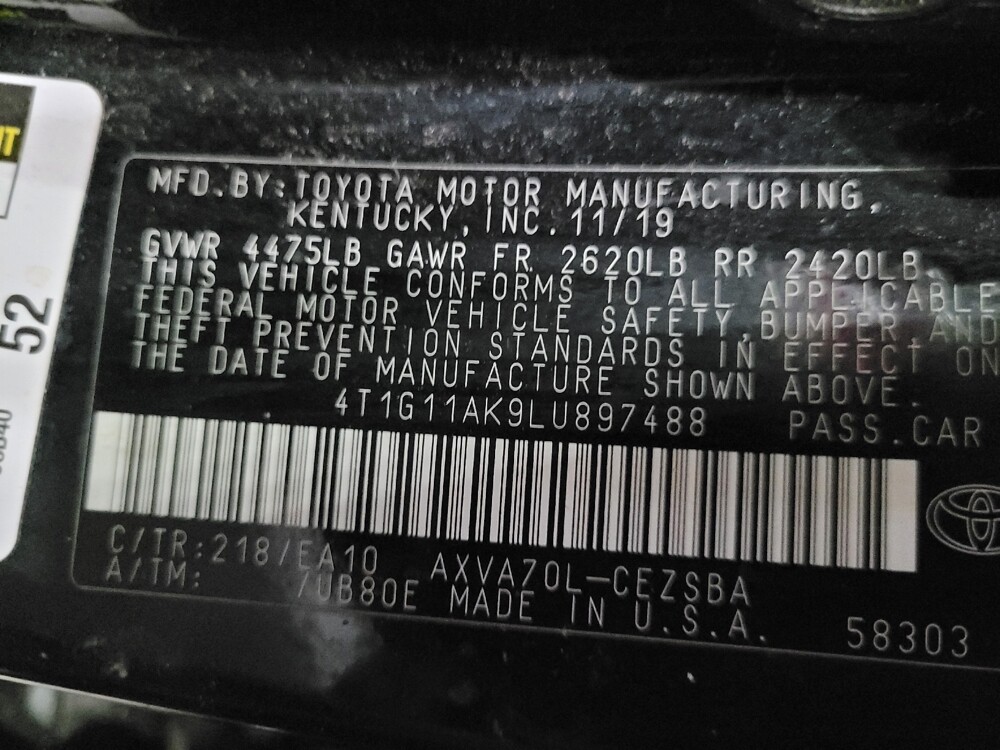 2020 Toyota Camry in Henrico, VA 23223 - 18129354 33