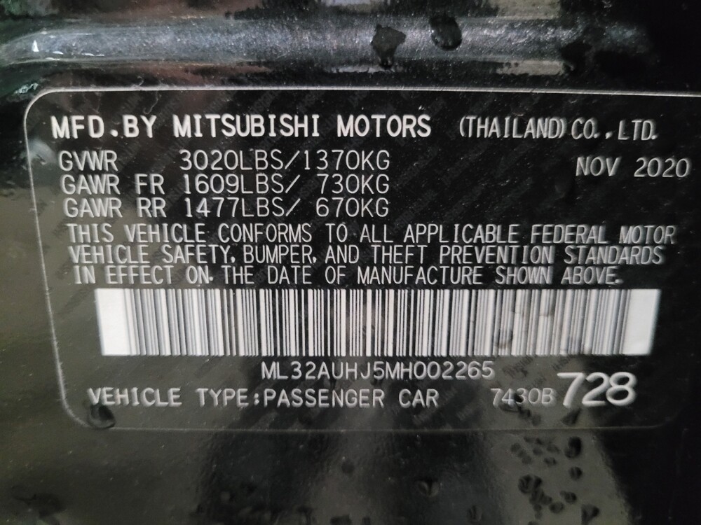2021 Mitsubishi Mirage in Henrico, VA 23223 - 18129373 33