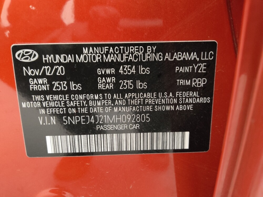 2021 Hyundai Sonata in St. Louis, MO 63136 - 18129398 33