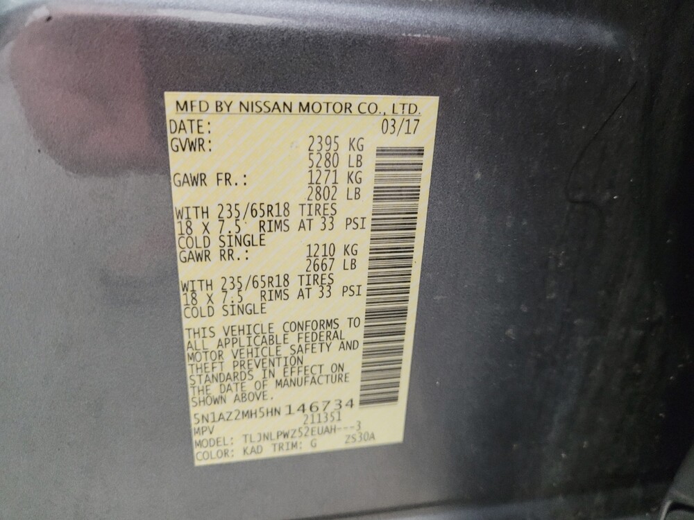 2017 Nissan Murano in Grand Rapids, MI 49508 - 18129436 33