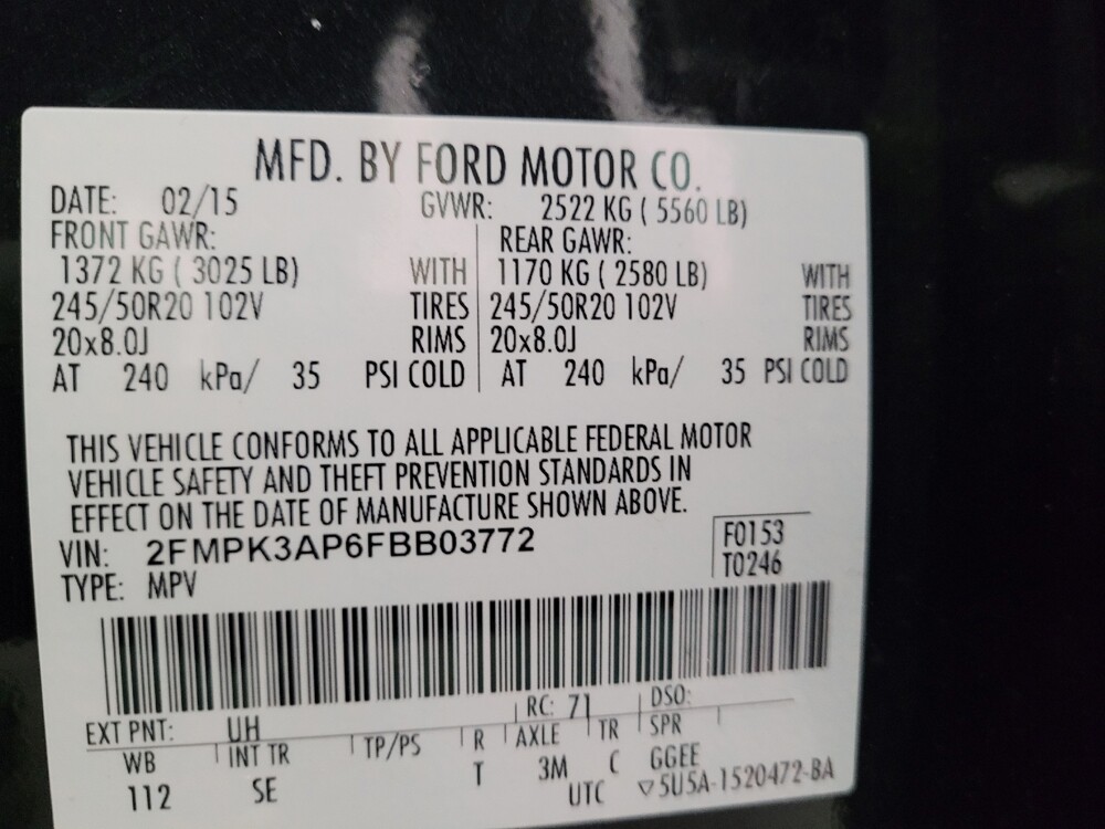 2015 Ford Edge in Riverside, CA 92504 - 18129525 33