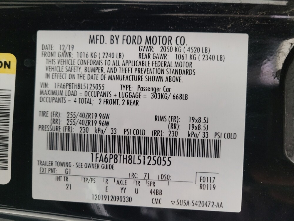 2020 Ford Mustang in Downey, CA 90241 - 18129531 33