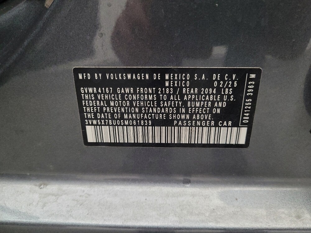 2025 Volkswagen Jetta in El Cajon, CA 92020 - 18129537 33