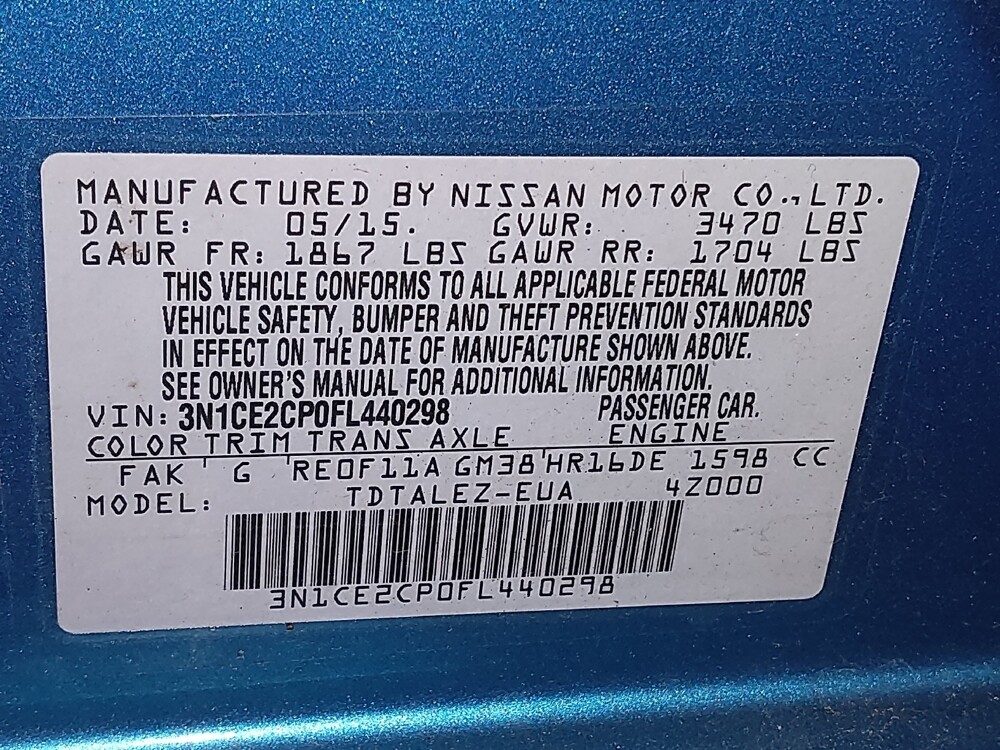 2015 Nissan Versa Note in San Antonio, TX 78238 - 18129572 33
