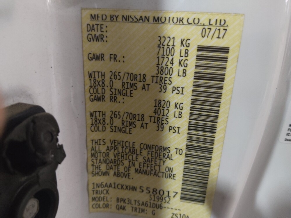 2017 Nissan Titan in Tulsa, OK 74145 - 18129581 33