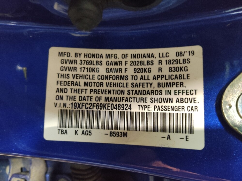 2019 Honda Civic in Fort Worth, TX 76116 - 18129588 33