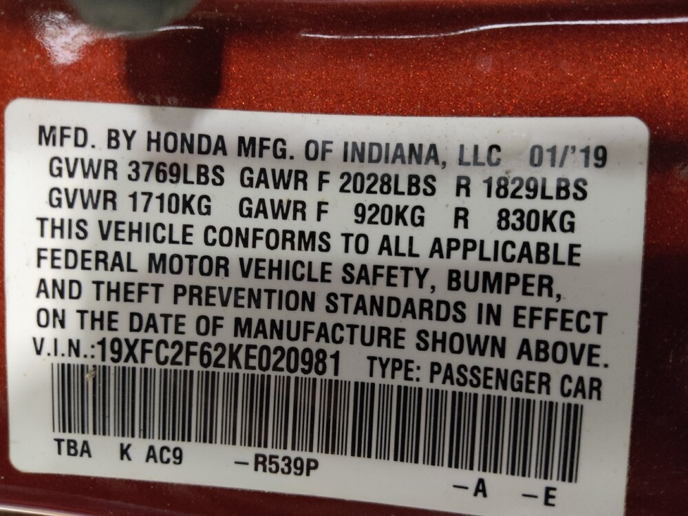 2019 Honda Civic in El Paso, TX 79907 - 18129592 33