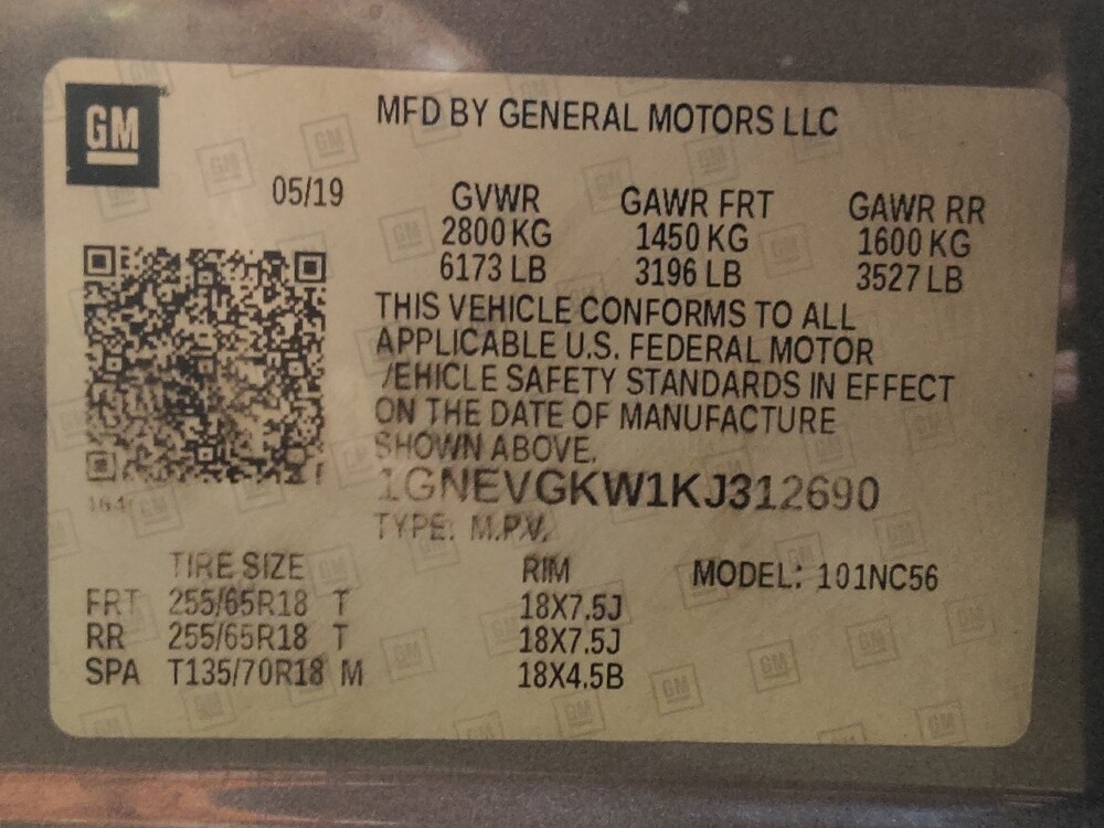 2019 Chevrolet Traverse in Jacksonville, FL 32225 - 18129619 33