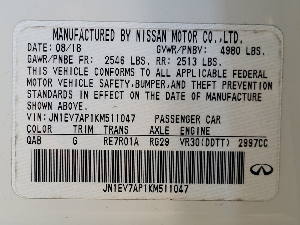 2019 INFINITI Q50 in Kissimmee, FL 34744 - 18129625 33