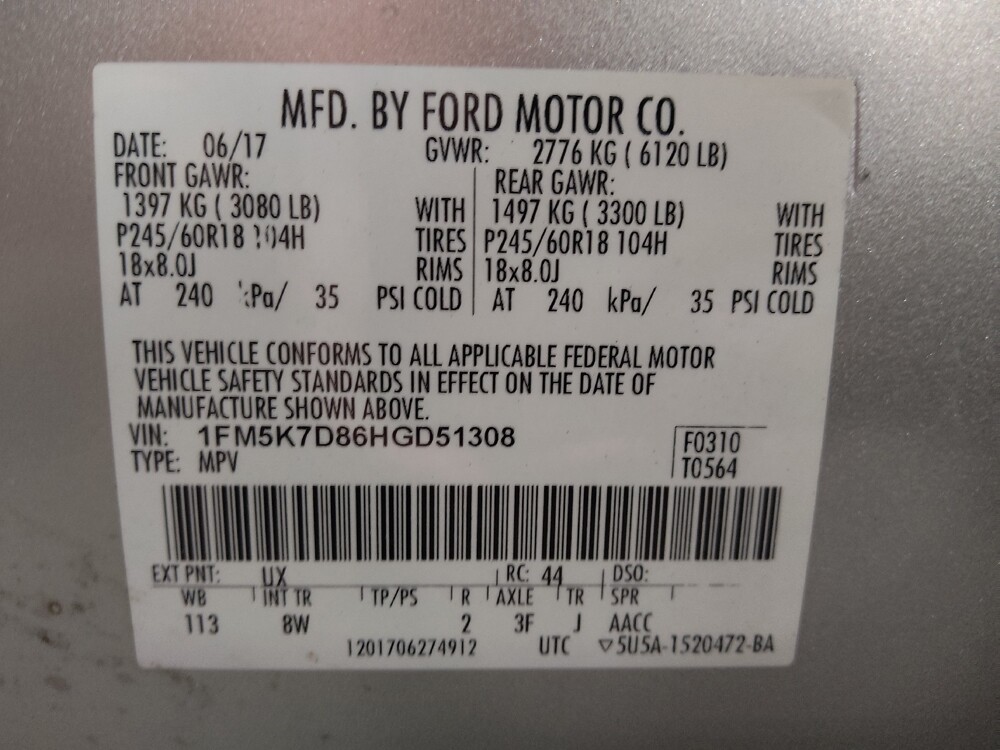 2017 Ford Explorer in Gainesville, FL 32609 - 18129629 33