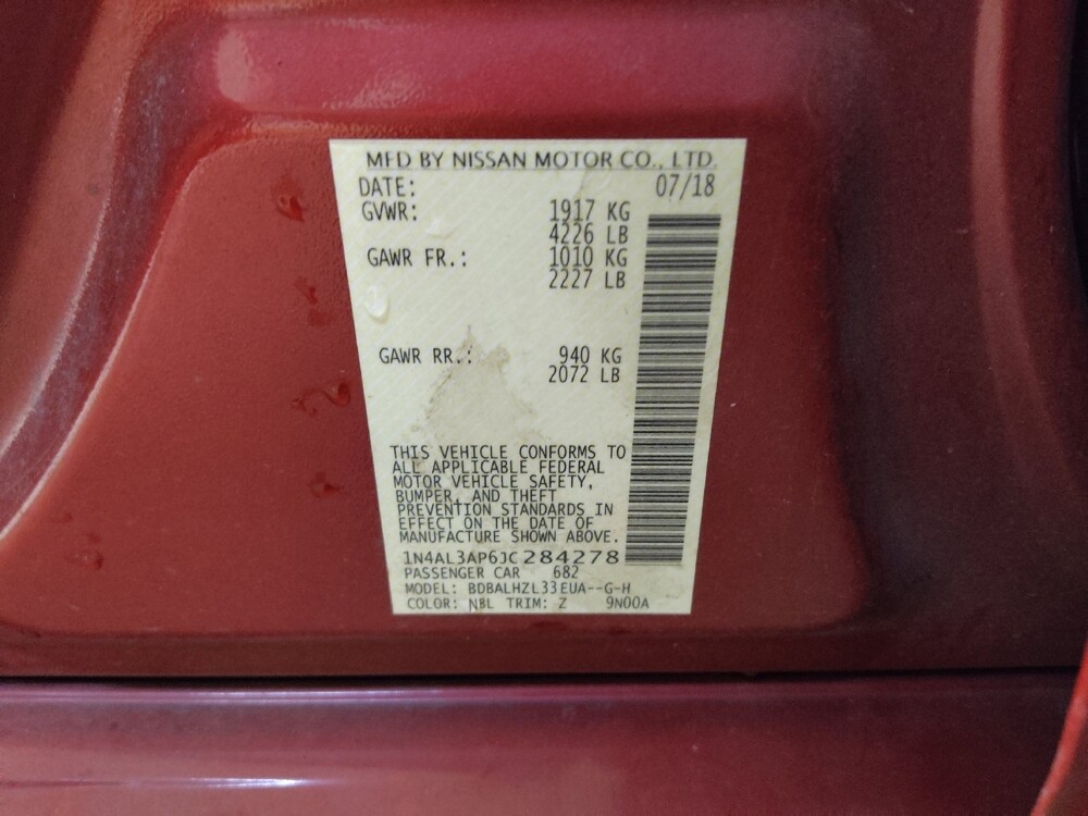 2018 Nissan Altima in Gastonia, NC 28056 - 18129631 33