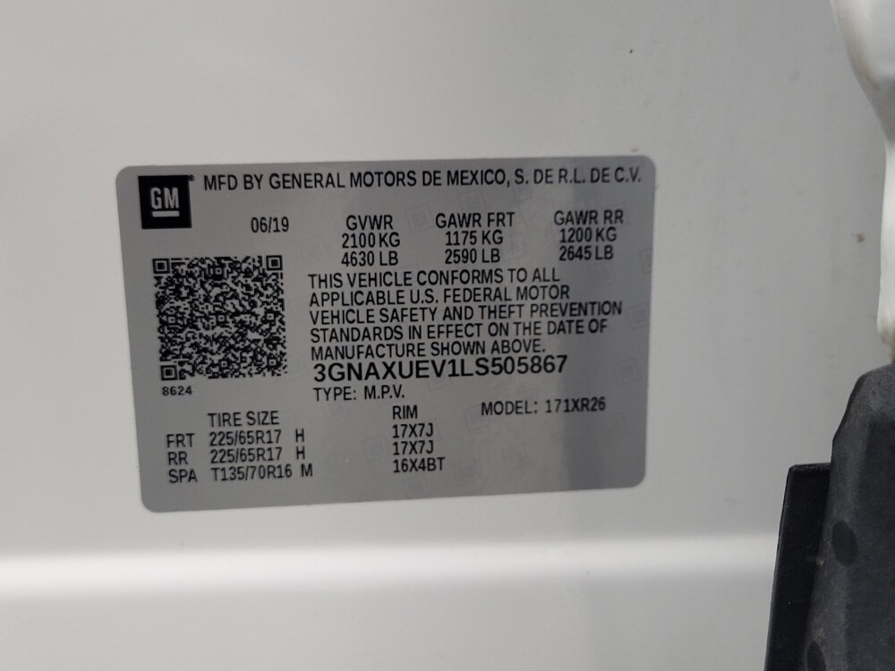 2020 Chevrolet Equinox in Memphis, TN 38128 - 18129663 33