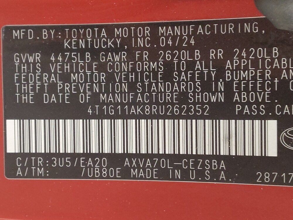 2024 Toyota Camry in Metairie, LA 70006 - 18129679 33