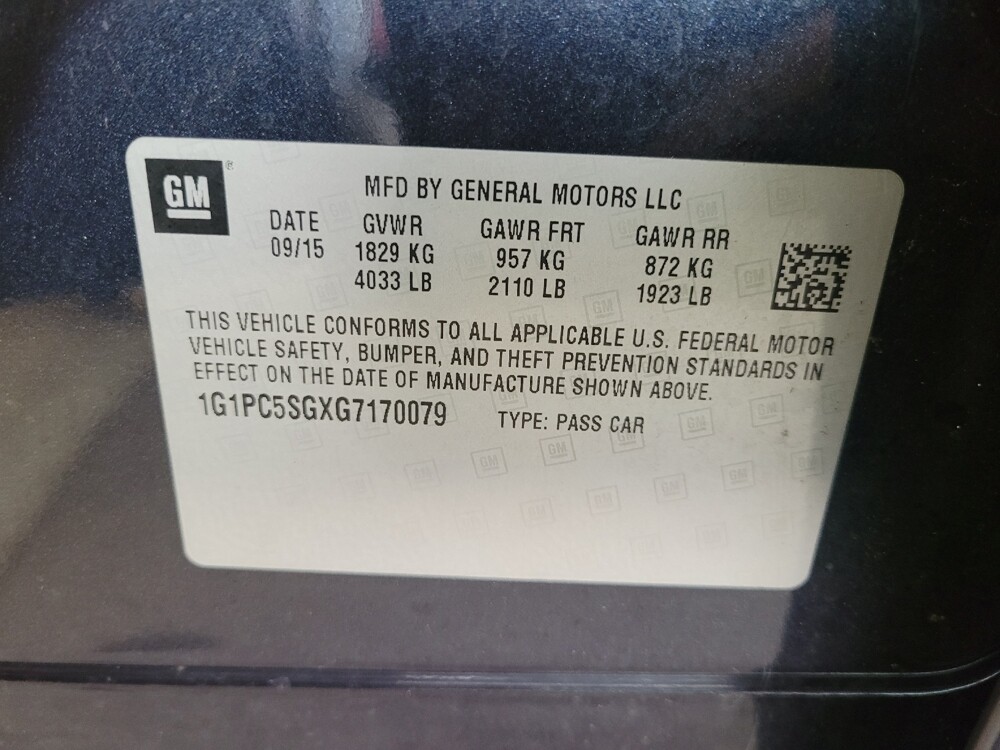 2016 Chevrolet Cruze in Maple Heights, OH 44137 - 18129699 33