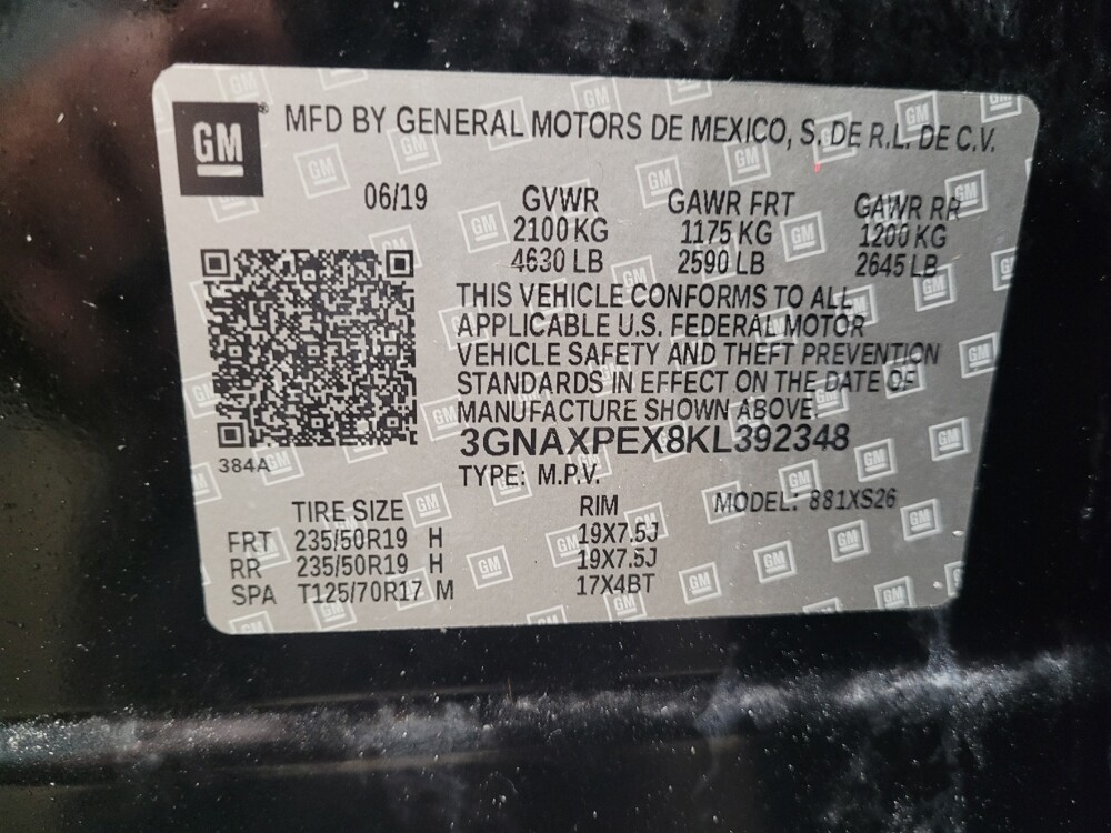 2019 Chevrolet Equinox in Riverside, CA 92504 - 18129701 33