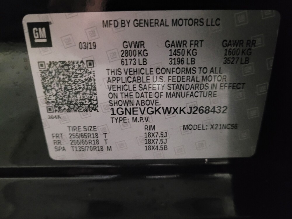 2019 Chevrolet Traverse in Richmond, VA 23235 - 18129705 33