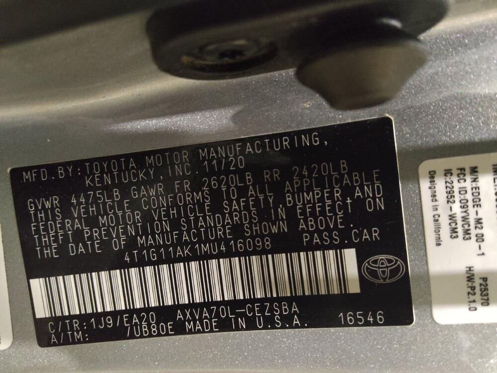 2021 Toyota Camry in Plymouth Meeting, PA 19462 - 18129712 33