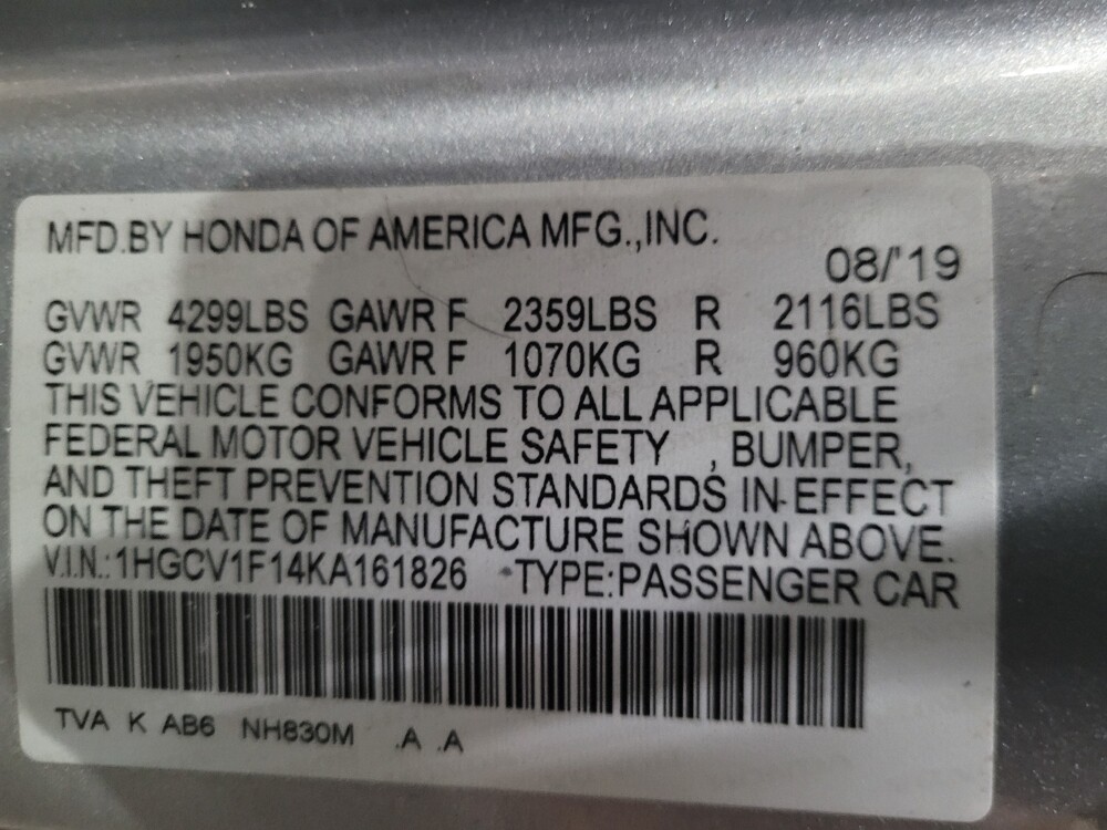 2019 Honda Accord in Plymouth Meeting, PA 19462 - 18129714 33