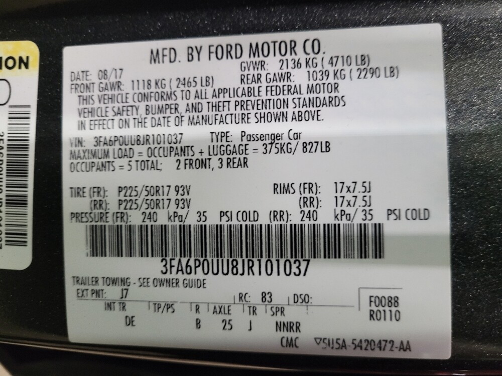 2018 Ford Fusion in Newport News, VA 23601 - 18129729 33