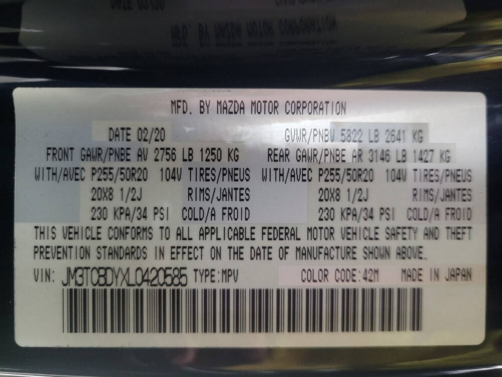 2020 MAZDA CX-9 in Chattanooga, TN 37421 - 18129744 33