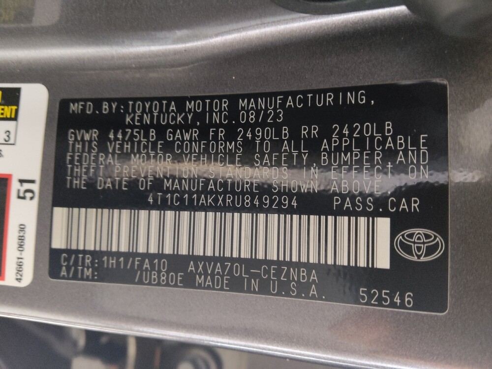 2024 Toyota Camry in Conyers, GA 30094 - 18129745 33