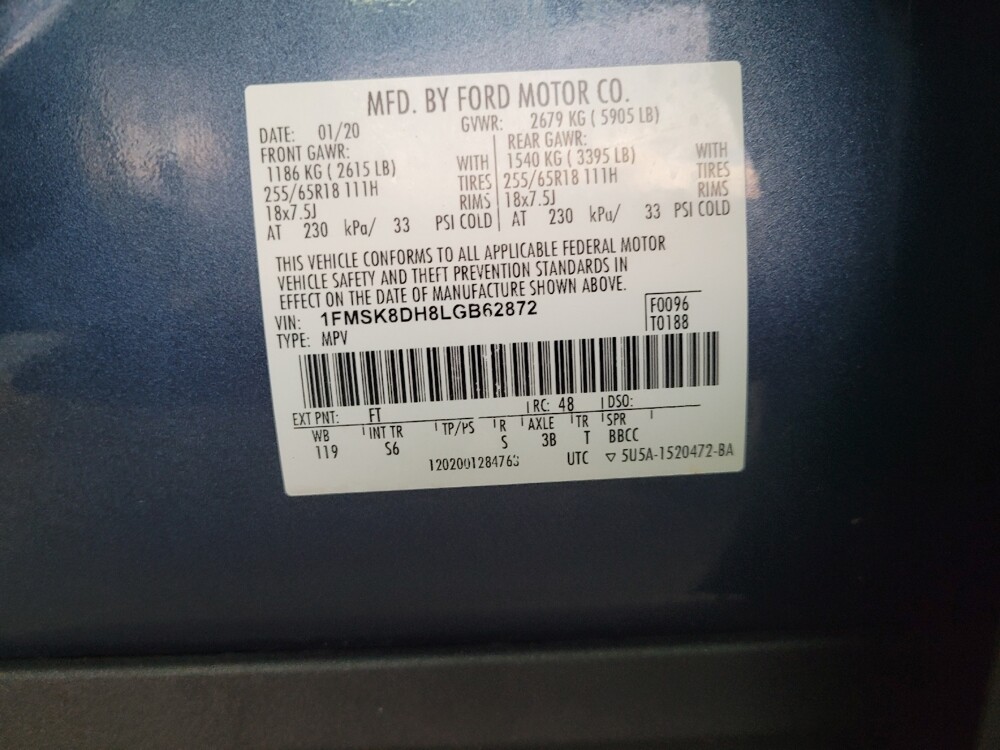 2020 Ford Explorer in Lexington, KY 40509 - 18129765 33