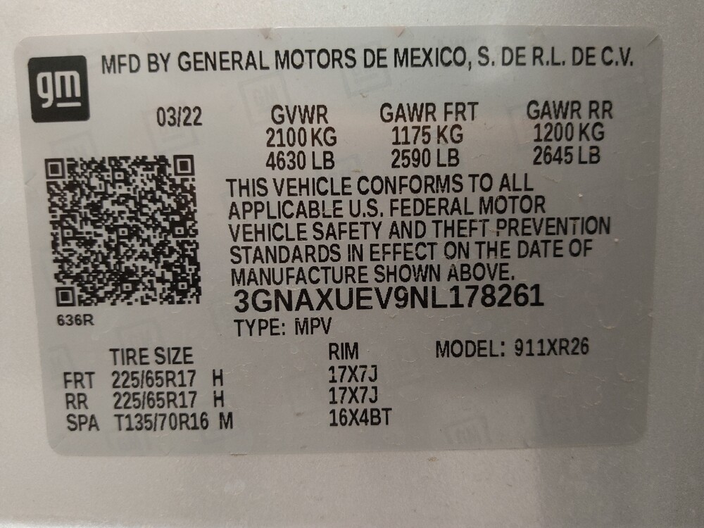 2022 Chevrolet Equinox in Denver, CO 80012 - 18129776 33