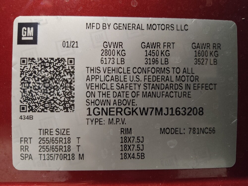 2021 Chevrolet Traverse in Gainesville, FL 32609 - 18129778 33