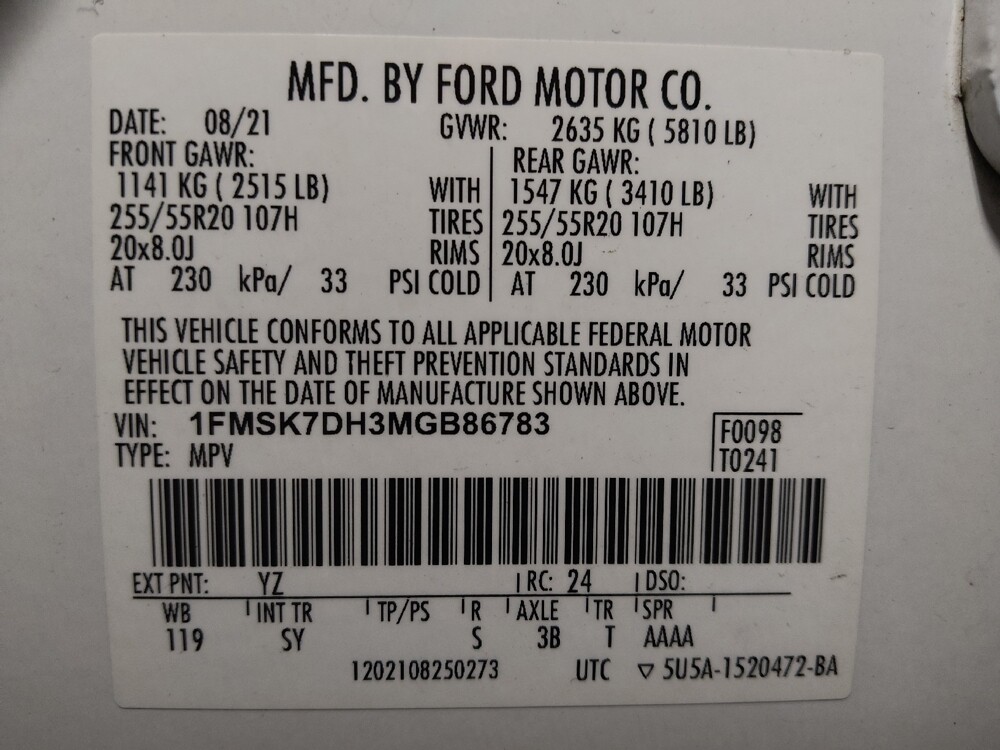 2021 Ford Explorer in Jacksonville, FL 32210 - 18129779 33