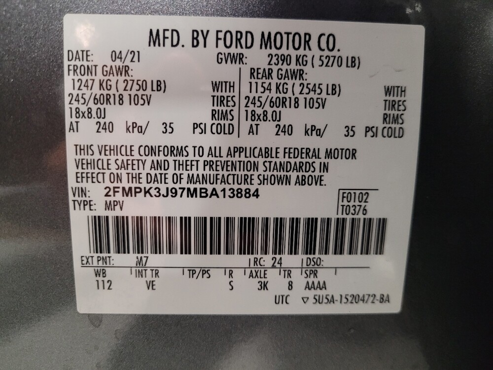 2021 Ford Edge in Kissimmee, FL 34744 - 18129787 33