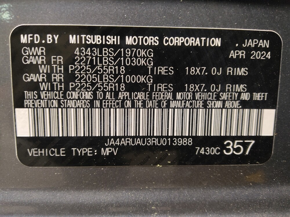 2024 Mitsubishi Outlander Sport in Stone Mountain, GA 30083 - 18129792 33