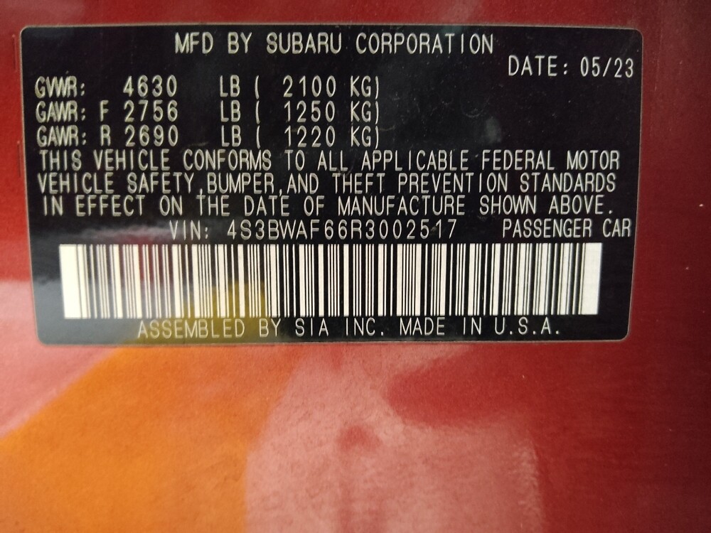 2024 Subaru Legacy in Stone Mountain, GA 30083 - 18129800 33