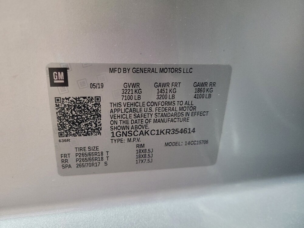 2019 Chevrolet Tahoe in Conyers, GA 30094 - 18129808 33