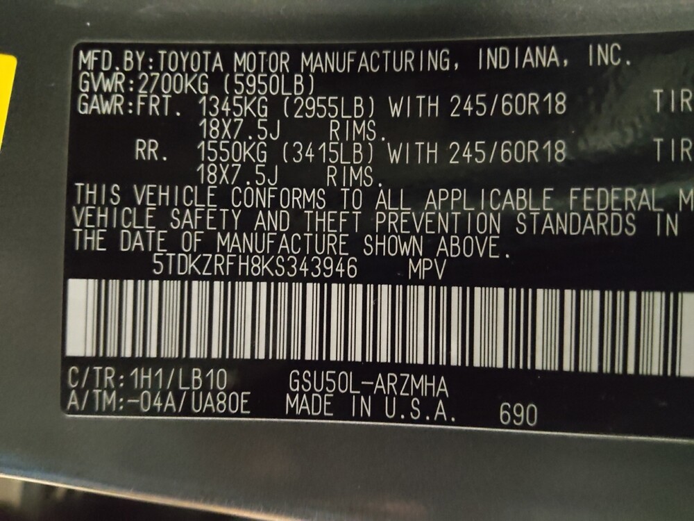 2019 Toyota Highlander in Augusta, GA 30907 - 18129826 33