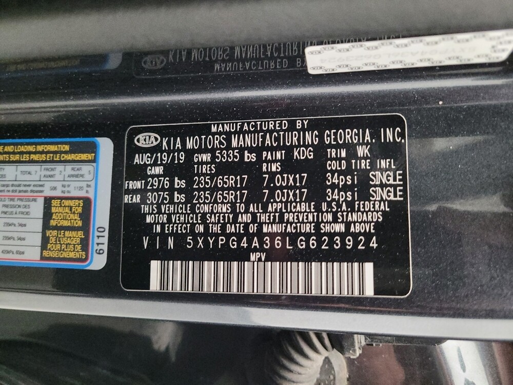 2020 Kia Sorento in Riverside, CA 92504 - 18129827 33